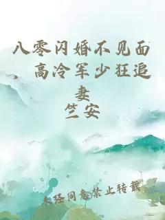 八零闪婚不见面，高冷军少狂追妻